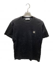 STONE ISLAND（ストーンアイランド）の古着「ロゴパッチTシャツ」｜ブラック