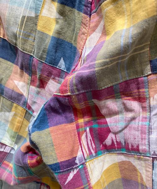 A BATHING APE（ア ベイシング エイプ）A BATHING APE (ア ベイシング エイプ) パッチワークハーフパンツ ピンク サイズ:Lの古着・服飾アイテム