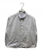 CHAN LUUチャンルー）の古着「Magazine Pocket Oxford B.D Shirt」｜ブルー×ホワイト