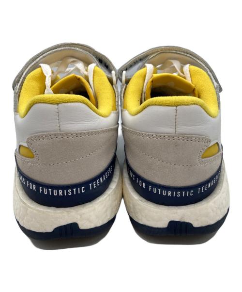 adidas（アディダス）adidas (アディダス) HUMAN MADE (ヒューマンメイド) CONSORTIUM FORUM LOW ホワイト×ネイビー サイズ:27の古着・服飾アイテム