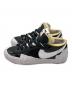 NIKE (ナイキ) sacai (サカイ) Blazer Low ブラック×ホワイト サイズ:27：6000円