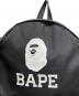 中古・古着 A BATHING APE (ア ベイシング エイプ) バックパック ブラック：6000円