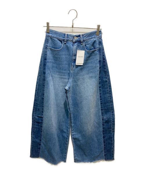JOURNAL STANDARD（ジャーナルスタンダード）JOURNAL STANDARD (ジャーナルスタンダード) デニムブロッキングコクーンパンツ インディゴ サイズ:36の古着・服飾アイテム