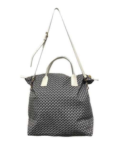 ROBERTA PIERI（ロベルタピエリ）ROBERTA PIERI (ロベルタピエリ) 2WAYショルダーバッグ ホワイト×ブラックの古着・服飾アイテム