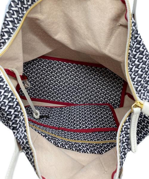 ROBERTA PIERI（ロベルタピエリ）ROBERTA PIERI (ロベルタピエリ) 2WAYショルダーバッグ ホワイト×ブラックの古着・服飾アイテム