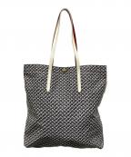 ROBERTA PIERIロベルタピエリ）の古着「トートバッグ」｜ブラック×ホワイト