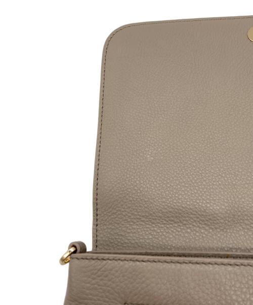 TORY BURCH（トリーバーチ）TORY BURCH (トリーバーチ) チェーンショルダーバッグ ベージュの古着・服飾アイテム