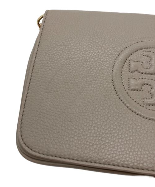 TORY BURCH（トリーバーチ）TORY BURCH (トリーバーチ) チェーンショルダーバッグ ベージュの古着・服飾アイテム