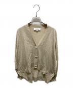 ENFOLDエンフォルド）の古着「HEXAGON CARDIGAN」｜ベージュ