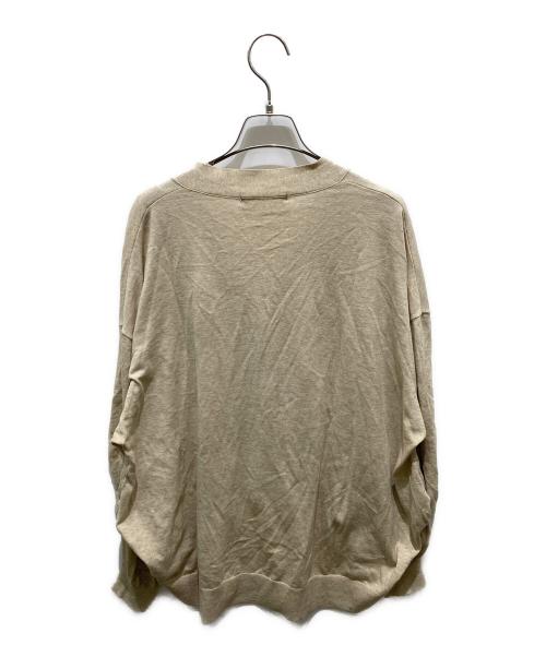 ENFOLD（エンフォルド）ENFOLD (エンフォルド) HEXAGON CARDIGAN ベージュ サイズ:38の古着・服飾アイテム