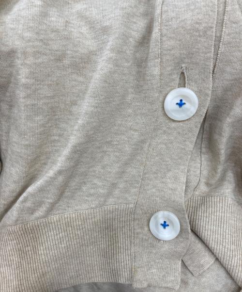 ENFOLD（エンフォルド）ENFOLD (エンフォルド) HEXAGON CARDIGAN ベージュ サイズ:38の古着・服飾アイテム