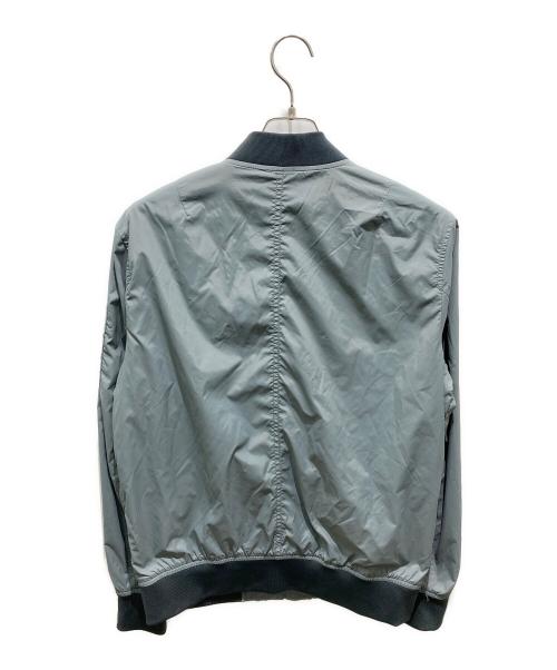 Calvin Klein Jeans（カルバンクラインジーンズ）Calvin Klein Jeans (カルバンクラインジーンズ) ナイロンボンバージャケット グレー サイズ:Sの古着・服飾アイテム