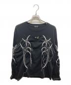 THUG CLUBサグ クラブ）の古着「TRIBAL TREE SLEEVE TEE」｜ブラック