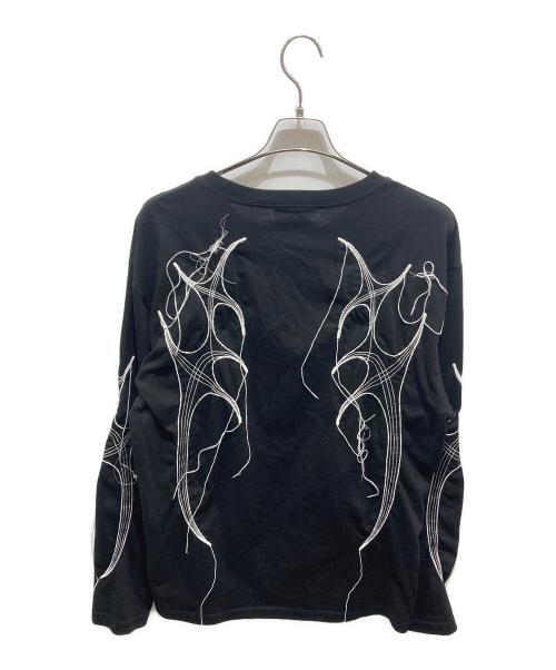 THUG CLUB（サグ クラブ）THUG CLUB (サグ クラブ) TRIBAL TREE SLEEVE TEE ブラック サイズ:3の古着・服飾アイテム