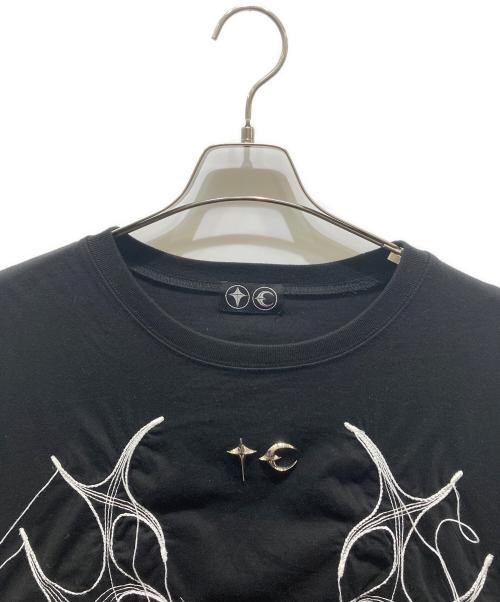 THUG CLUB（サグ クラブ）THUG CLUB (サグ クラブ) TRIBAL TREE SLEEVE TEE ブラック サイズ:3の古着・服飾アイテム