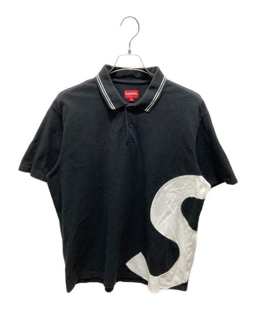 SUPREME（シュプリーム）Supreme (シュプリーム) S LOGO POLO ブラック サイズ:Lの古着・服飾アイテム