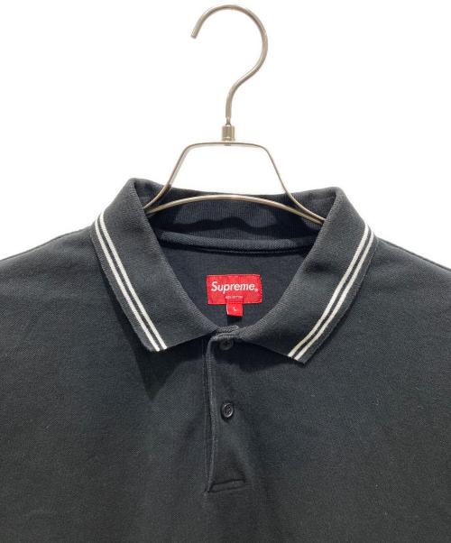 SUPREME（シュプリーム）Supreme (シュプリーム) S LOGO POLO ブラック サイズ:Lの古着・服飾アイテム