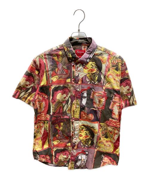SUPREME（シュプリーム）Supreme (シュプリーム) CUBIST S/S SHIRT マルチカラー サイズ:Lの古着・服飾アイテム