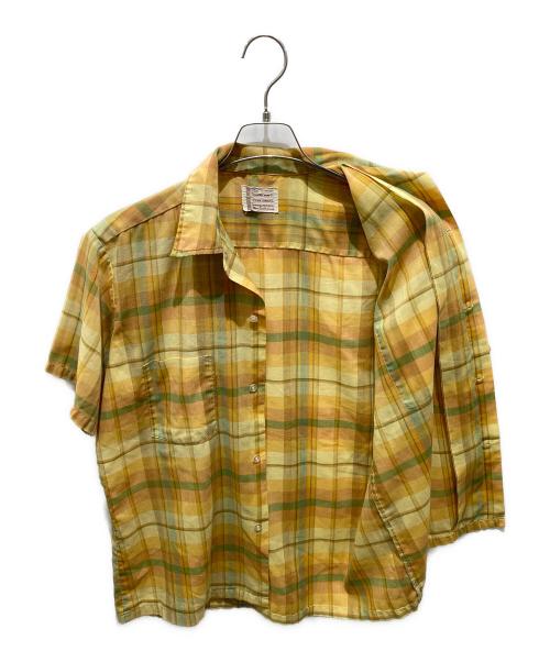 TOWN CRAFT（タウンクラフト）TOWN CRAFT (タウンクラフト) チェックシャツ オレンジ サイズ:Mの古着・服飾アイテム