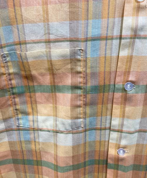 TOWN CRAFT（タウンクラフト）TOWN CRAFT (タウンクラフト) チェックシャツ オレンジ サイズ:Mの古着・服飾アイテム