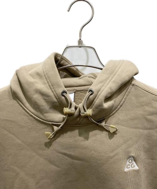 NIKE ACG（ナイキエーシージー）NIKE ACG (ナイキエージーシー) プルオーバーパーカー ベージュ サイズ:Lの古着・服飾アイテム