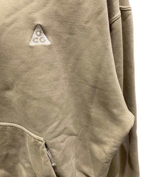 NIKE ACG（ナイキエーシージー）NIKE ACG (ナイキエージーシー) プルオーバーパーカー ベージュ サイズ:Lの古着・服飾アイテム