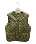 Barbour×MARKAWAREバブアー×マーカウェア）の古着「別注 QUILTING VEST」｜オリーブ