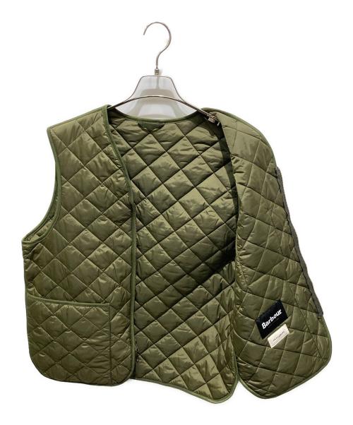 Barbour（バブアー）Barbour (バブアー) MARKAWARE (マーカウェア) 別注 QUILTING VEST オリーブ サイズ:2の古着・服飾アイテム