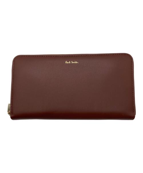 PAUL SMITH（ポールスミス）PAUL SMITH (ポールスミス) 長財布 ブラウンの古着・服飾アイテム