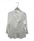 GALLARDA GALANTEガリャルダガランテ）の古着「リネン混ブラウス」｜ホワイト