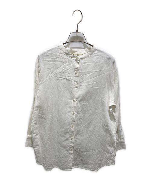 GALLARDA GALANTE（ガリャルダガランテ）GALLARDA GALANTE (ガリャルダガランテ) リネン混ブラウス ホワイト サイズ:Fの古着・服飾アイテム