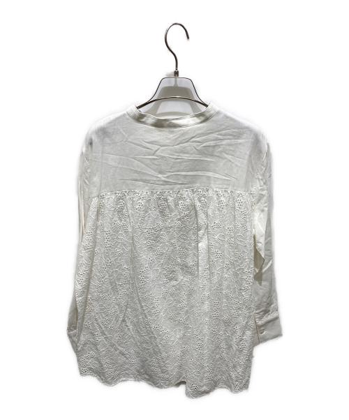 GALLARDA GALANTE（ガリャルダガランテ）GALLARDA GALANTE (ガリャルダガランテ) リネン混ブラウス ホワイト サイズ:Fの古着・服飾アイテム