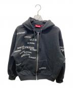 SUPREMEシュプリーム）の古着「SPECIAL ZIP UP HOODED SWEATSHIRT」｜ブラック