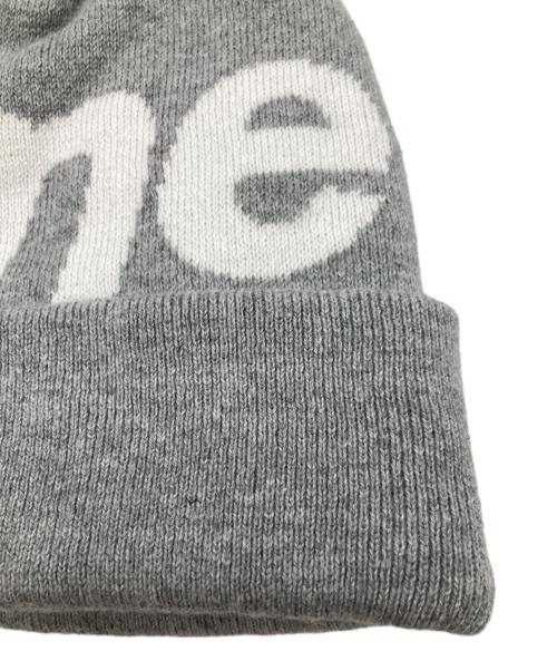SUPREME（シュプリーム）SUPREME (シュプリーム) Big Logo Beanie グレーの古着・服飾アイテム