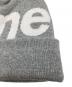 中古・古着 SUPREME (シュプリーム) Big Logo Beanie グレー：9000円