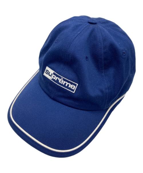 SUPREME（シュプリーム）SUPREME (シュプリーム) piping 6-panel cap ネイビーの古着・服飾アイテム