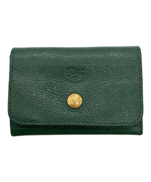 IL BISONTE（イル ビゾンテ）IL BISONTE (イル ビゾンテ) カードケース グリーンの古着・服飾アイテム