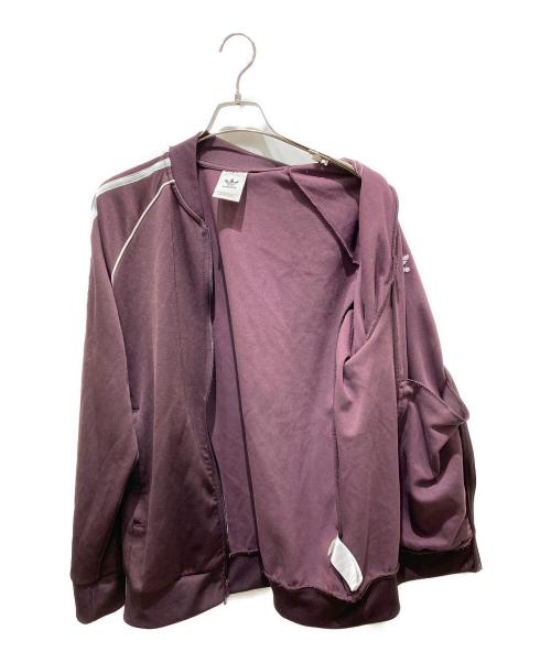 adidas（アディダス）adidas (アディダス) トラックジャケット ボルドー サイズ:記載なしの為実寸参照の古着・服飾アイテム