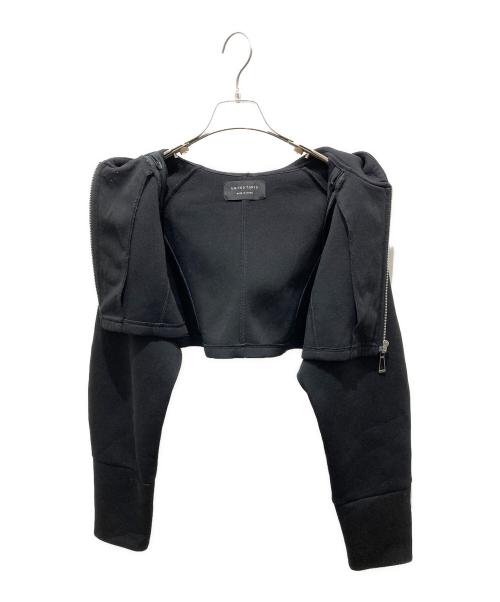 UNITED TOKYO（ユナイテッドトーキョー）UNITED TOKYO (ユナイテッドトーキョー) ボンディングカットランパーカー ブラック サイズ:記載なしの為実寸参照の古着・服飾アイテム