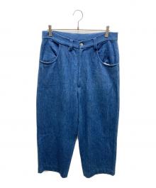 URU（ウル）の古着「BELTED PANTS」｜インディゴ