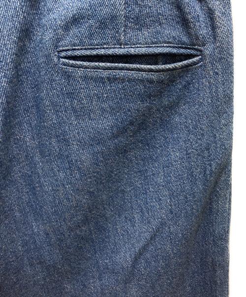 URU（ウル）URU (ウル) BELTED PANTS インディゴ サイズ:2の古着・服飾アイテム