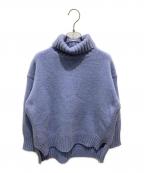 TOMORROW LANDトゥモローランド）の古着「カシミヤニット」｜ブルー