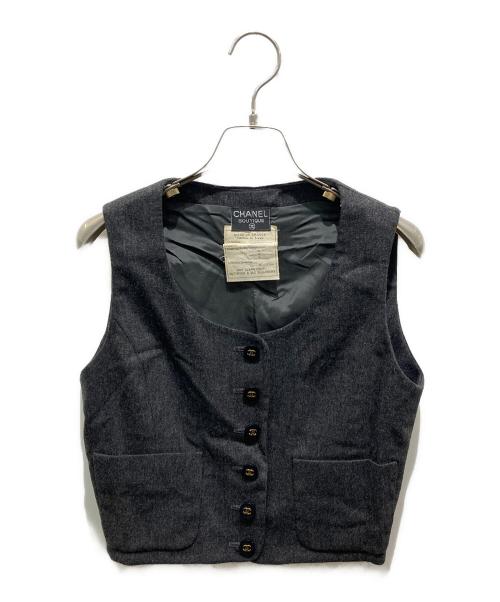 CHANEL（シャネル）CHANEL (シャネル) ウールベスト グレー サイズ:不明の古着・服飾アイテム