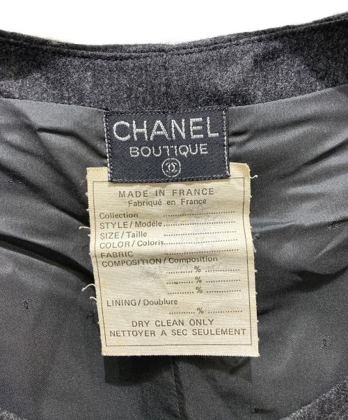CHANEL（シャネル）CHANEL (シャネル) ウールベスト グレー サイズ:不明の古着・服飾アイテム