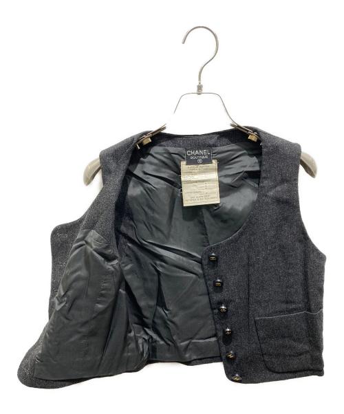 CHANEL（シャネル）CHANEL (シャネル) ウールベスト グレー サイズ:不明の古着・服飾アイテム