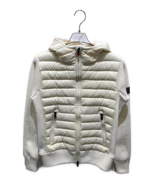 G-Stage（ジーステージ）G-Stage (ジーステージ) ニットコンビダウンパーカー ホワイト サイズ:46の古着・服飾アイテム