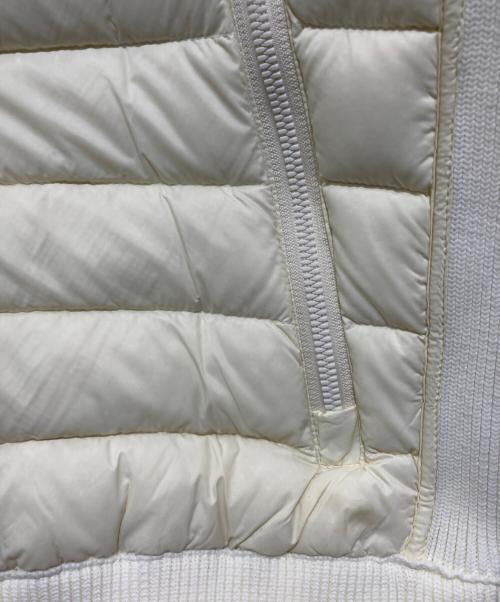 G-Stage（ジーステージ）G-Stage (ジーステージ) ニットコンビダウンパーカー ホワイト サイズ:46の古着・服飾アイテム