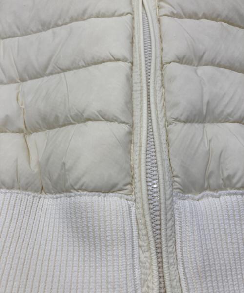 G-Stage（ジーステージ）G-Stage (ジーステージ) ニットコンビダウンパーカー ホワイト サイズ:46の古着・服飾アイテム