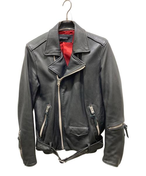 nano・universe（ナノ・ユニバース）nano・universe (ナノ・ユニバース) ダブルライダースジャケット ブラック サイズ:Mの古着・服飾アイテム