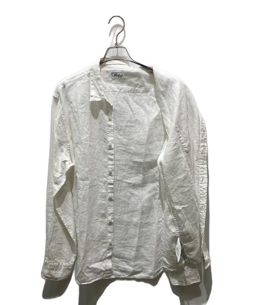 REPLAY（リプレイ）REPLAY (リプレイ) リネンシャツ ホワイト サイズ:記載なしの為実寸参照の古着・服飾アイテム